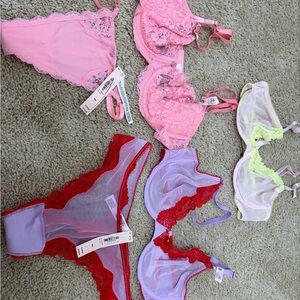 Victoria’s Secret 34C bras and M panties sets